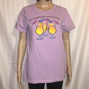 Women’s Jersey Girls Just Want To Have Fun XL Top